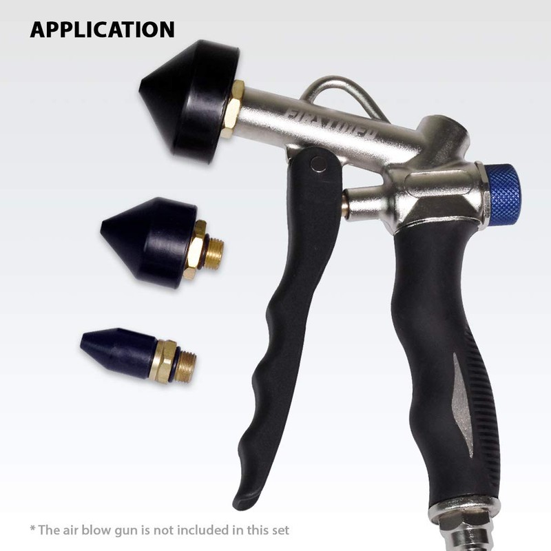 FIRSTINFO A1857A 3-Piece Rubber Tip Set for FIRSTINFO 2-Way Air