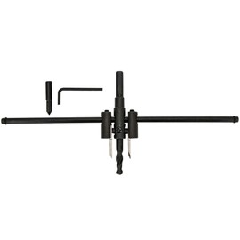 30-200mm Ajustable Negro, Broca Avellanadora Circular Agujero Sierra Juego de Brocas DIY Herramientas de Carpintería