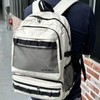 Men's Backpack Point Mesh Pocket Mesh Pocket Bag Multipurpose Bag Daily Fashion Backpack Multipurpose 01.Black