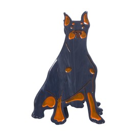 Cute Doberman Dog Hair Clip,Acetate Hair Clip,Big Claw Clip for Women,Funny Hair Claw Clip