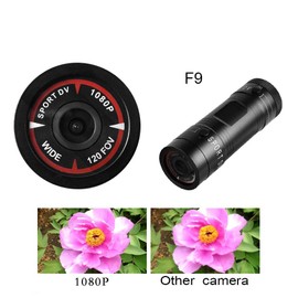 Asixx Bike Camera, Mini Portable Sport Camera Full HD 1080P Waterproof Bike Car Outdoor Sport DV Video Camera, 120 Degree A+ Grade High-resolution Wide Angle Lens