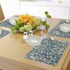 Ambesonne Chinese Place Mats Set of 4, Far Eastern Scroll
