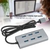 USB 3.0 Hub 7 Ports 5gbps Adapter Portable Aluminium Alloy
