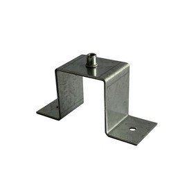 Clamp Clamp for Square Tube, Square 20 x 20 to 60 x 60 mm Galvanised (20 x 20 mm)