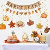 Happy Fall Banner with Maple Leaves Sign Garland Fall Thanksgiving