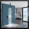 Aolemi Ceiling Mount Shower System Rain Shower Head with Handheld