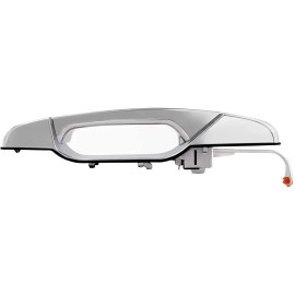 Unbranded Exterior Chrome Door Handle Rear Left Driver Side For 2007-2013 Chevy Silverado
