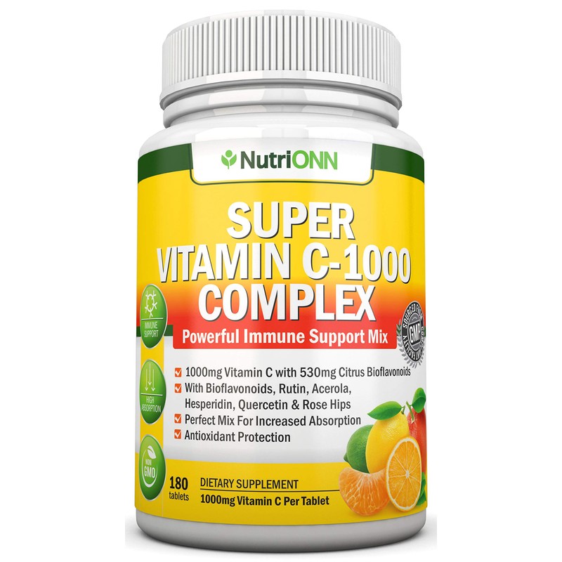 NutriONN NutriONN Super Vitamin C Complex Tablets & Lung Support