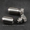 Titanium Small Pill Organizer Keychain Waterproof Pill Container Case Portable