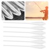 6Pcs Acrylic Large Sinking Floats Fishing Accessory Ecofriendly Transparent White(20g