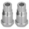 2Pcs Oxygen Sensor Adapter Welding Plug Engine Auxiliary with Filter