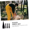 SHINEOFI 1 Set Firewood Drill Bit Set Wood Splitter Kit