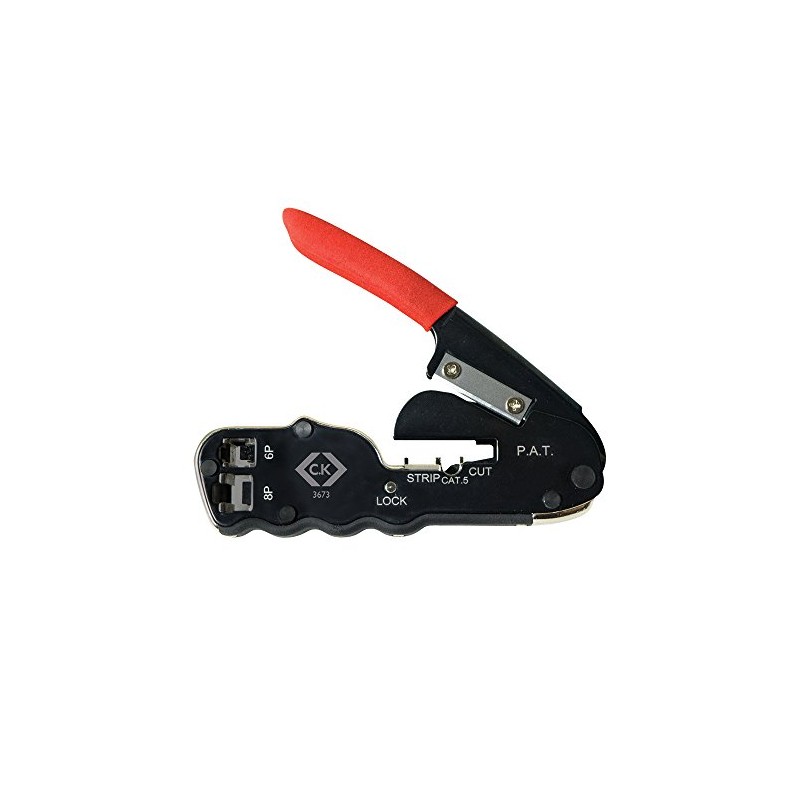 C.K T3673 Compact Crimper for Modular Plugs - Multi-Colour
