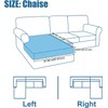 Smiry Waterproof Couch Cushion Covers, Stretch Jacquard Sectional Couch Covers,