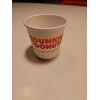 Dunkin' Donuts ONE Dunkin Donuts 4OZ White Paper Store Coffee