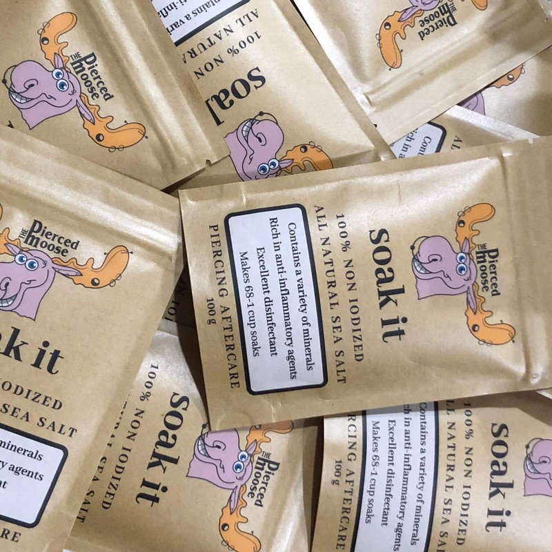 Soak It Piercing Aftercare 100% Non Iodized Natural Sea Salt