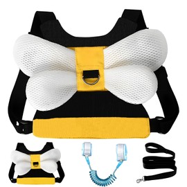 Arnés de Paseo para Niños, Mochila con Cuerda Anti-Perdida, Muñequera de Seguridad 3 en 1 para Niños, Cómodo Cinturón Antirrobo Ajustable con Cierre de Seguridad para Niños de 1 a 5 Años