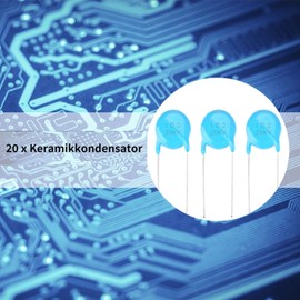 Respicefinem 20 Pieces 20KV High Voltage Ceramic Capacitors 1nF 0.001uF 1000pF Capacitor Kit CBB Capacitor Kit Flux Capacitor for Electronic Accurate Instruments