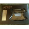 Alaskan Cultured Antler Ulu Knife and Stand