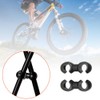 Saipor 20pcs Bike Cable Clasps S-Hook Clips Bicycle Rotatable for