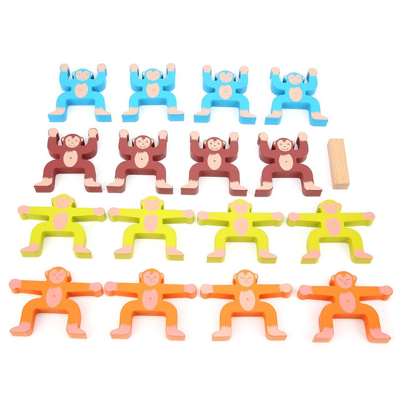 Wooden Stacking Games Balancing Blocks Toy Children Kid Educational Toy