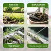 LOOHOI 2025 Upgraded Weed Puller Tool,Portable Garden Weed Rake Uprooting
