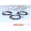 GEHECRST 7 Chakra Bracelet Tree of Life Gemstone Bracelets Pearl