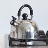 1.8 Litre Stainless Steel Whistling Kettle Hob Gas StoveTop Caravan