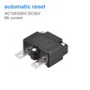 MECCANIXITY Circuit Overload Protector 8A AC125/250V DC32V Automatic Reset Thermal
