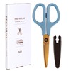 Plus 35-722 Scissors Fit Cut Curve Premium Titanium Non-Sticky Continuous