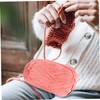 Tofficu 6rolls Cotton Crochet Yarn Soft and Breathable DIY Knitting