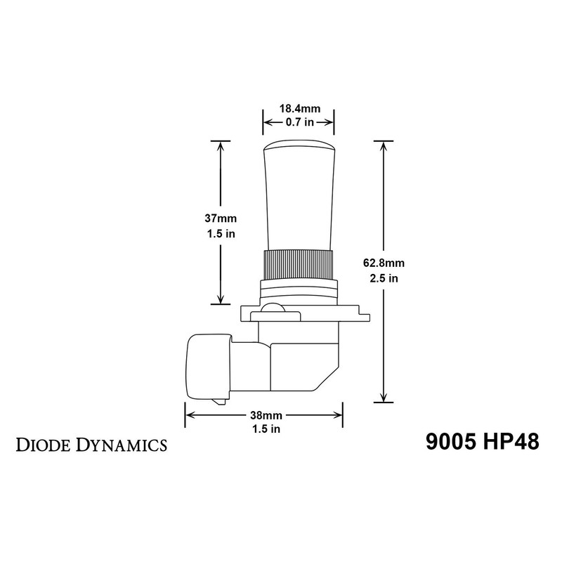 Diode Dynamics HP48 LED Fog Light Bulbs compatible with 9005