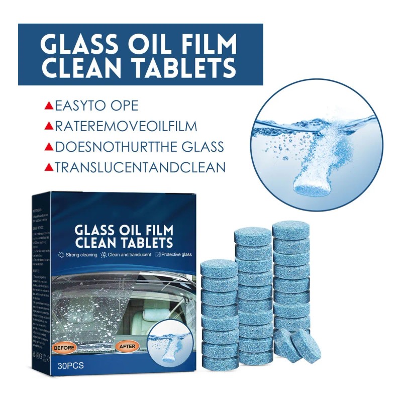 Tabletas Efervescentes Limpiadoras Con Película Eliminadora