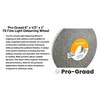 Pro-Graad Light Deburring Wheel - 6" x 1/2" x 1"