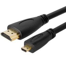 Cmple Micro HDMI to HDMI Cable Gold Plated - 3 Feet