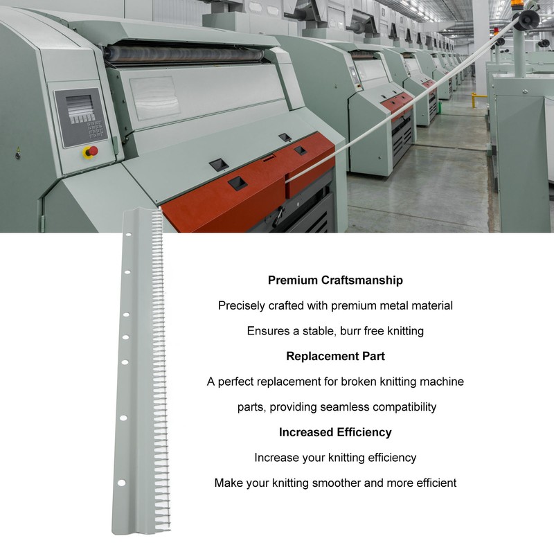 Cast On Comb Replacement Metal Knitting Machine Needle Comb for
