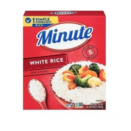 Minute Instant Light and Fluffy White Rice, 72oz.