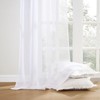 Voile Curtains in Linen Look, Transparent for Living Room, Bedroom,