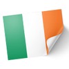 20 X Ireland Irish St Patricks Flag Stickers - Rectangle