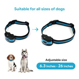 Replacement Collar for Shock Training Bark Collar,Dog Shock Collars Replacement, Nylon Replacement Collar Strap for E Collar Wireless Dog Fence Receivers（2 Piece Blue+Rose Red）