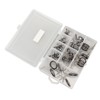75Pcs Fishing Rod Tip Repair Kit Fishing Rod Guides Stainless