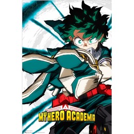 My Hero Academia - Manga/Anime TV Show Poster (Izuku Midoriya - Reach Up) (Size: 24" x 36")