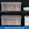 Tiawudi 2 Pack Bread Box, Plastic Bread Container, Large Sandwich