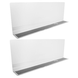 iplusmile Plastic Shelf Divider, Multifunctional Shelf Divider, Transparent Acrylic Shelf Dividers with Magnet, Clear Acrylic Drawer Dividers, Supermarket Goods Divider Classification Shelves (12 cm)