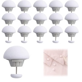 16 pcs Duvet Pins - Duvet Cover Holding Clip, Reusable Quilt Fixing Buckle, Non-Slip Comforter Clips Keeps Comforter from Shifting for Fixing Bed Sheets, Duvet Covers, Cushions, Curtains (White)