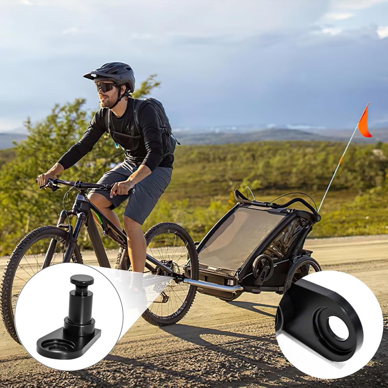 2 x Bicycle Trailer Coupling, Universal Coupling for Kid/Kid Plus