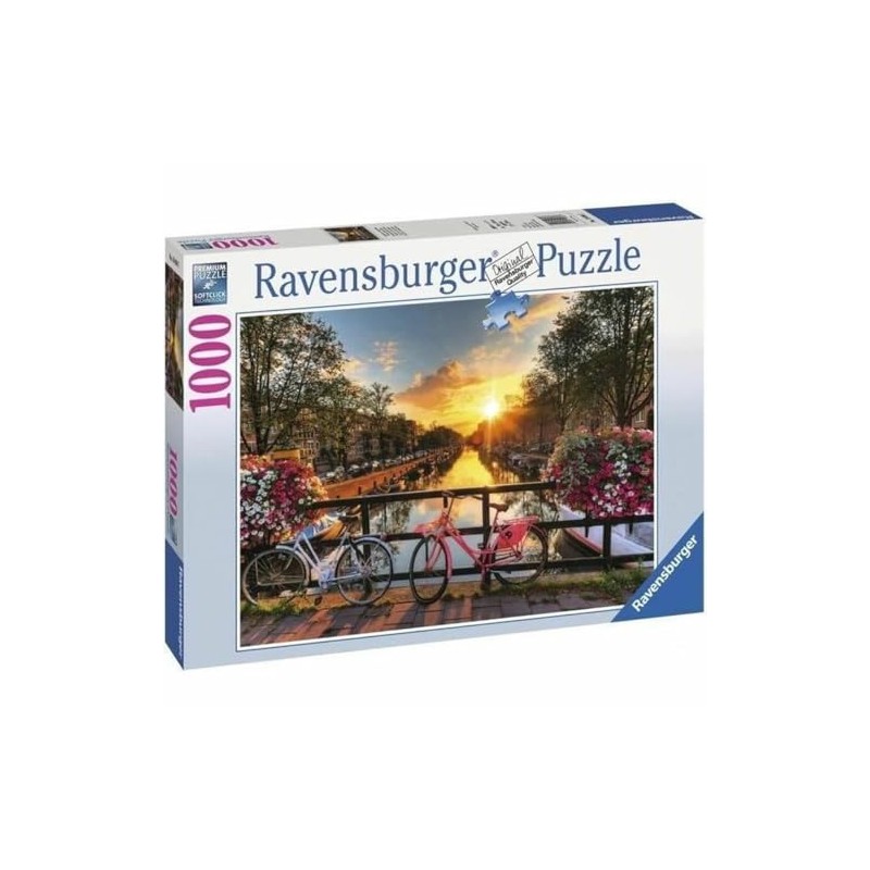 Bicycles in Amsterdam Puzzle 1000 Pieces