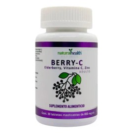 Vitamina C 30 Tabletas Masticables Natural Health Berry-c                                                                                             