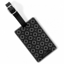 Brighton NWT Brighton OCTAVIA  Luggage Tag   Black Taupe