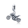 925 Sterling Silver Motorcycle Charms for Original 3mm Bracelets Accessories
